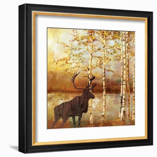 Walking Face-Andrew Michaels-Framed Art Print