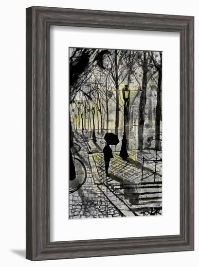 Walking in Montmartre-Loui Jover-Framed Giclee Print