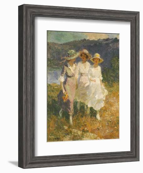 Walking in the Hills-Edward Henry Potthast-Framed Giclee Print