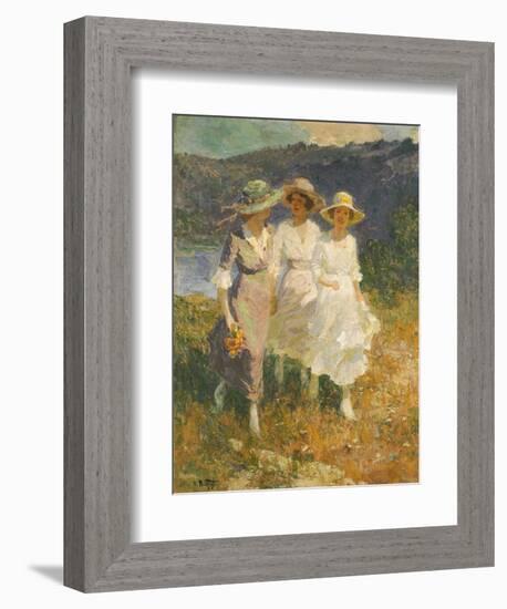 Walking in the Hills-Edward Henry Potthast-Framed Giclee Print