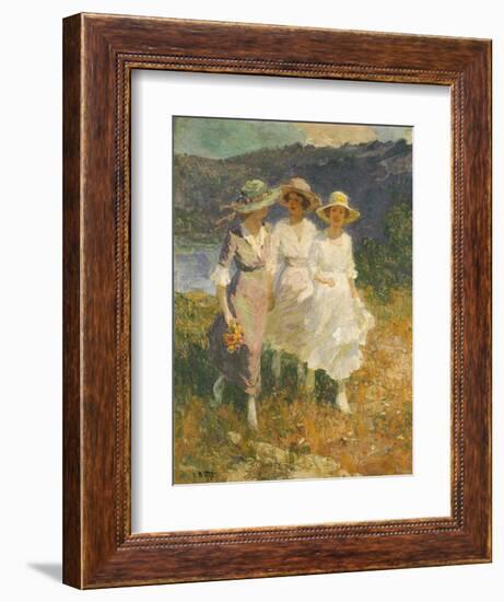 Walking in the Hills-Edward Henry Potthast-Framed Giclee Print