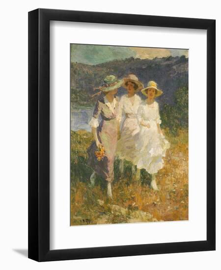 Walking in the Hills-Edward Henry Potthast-Framed Giclee Print