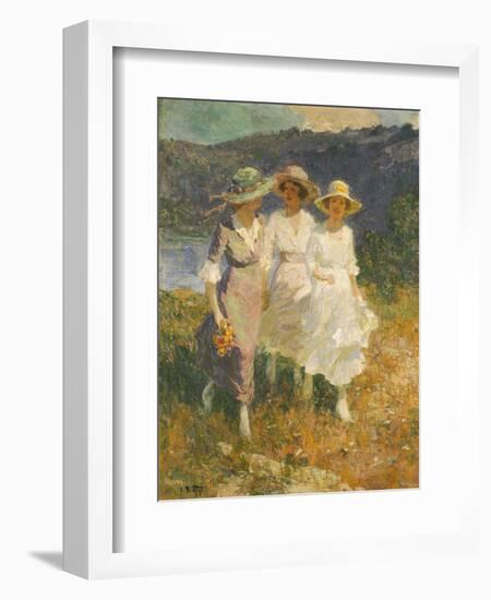 Walking in the Hills-Edward Henry Potthast-Framed Giclee Print