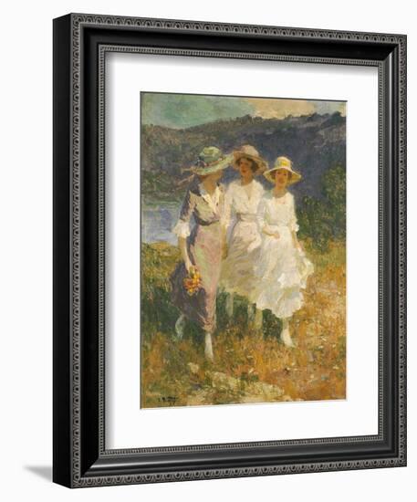 Walking in the Hills-Edward Henry Potthast-Framed Giclee Print