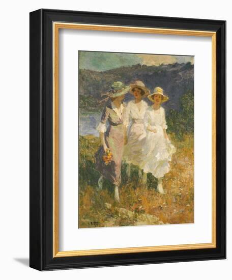 Walking in the Hills-Edward Henry Potthast-Framed Giclee Print