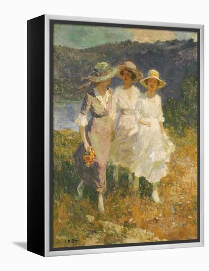 Walking in the Hills-Edward Henry Potthast-Framed Premier Image Canvas