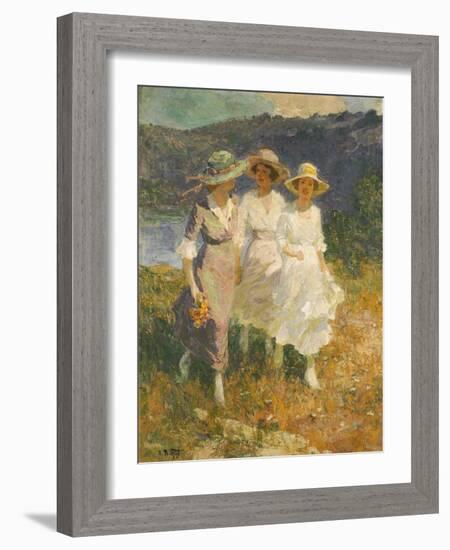 Walking in the Hills-Edward Henry Potthast-Framed Giclee Print