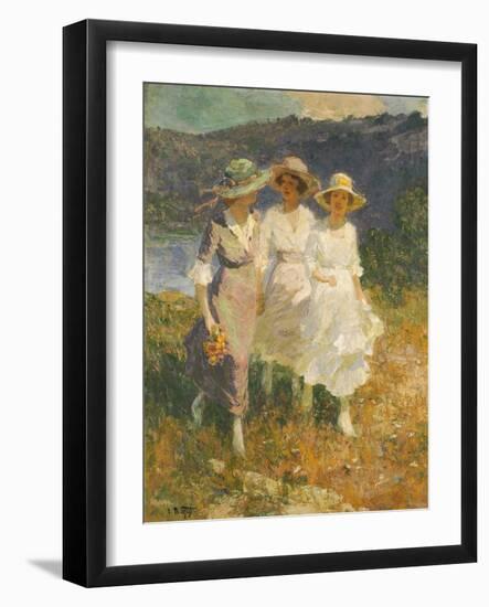 Walking in the Hills-Edward Henry Potthast-Framed Giclee Print