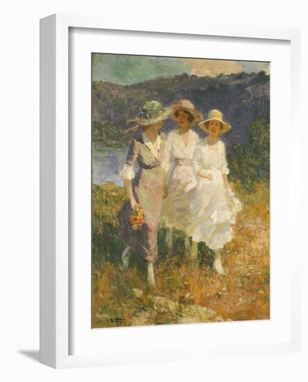 Walking in the Hills-Edward Henry Potthast-Framed Giclee Print