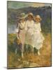Walking in the Hills-Edward Henry Potthast-Mounted Giclee Print