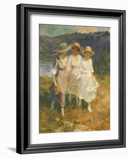 Walking in the Hills-Edward Henry Potthast-Framed Giclee Print