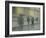 Walking in the rain, Oxford University, England-Alan Klehr-Framed Photographic Print