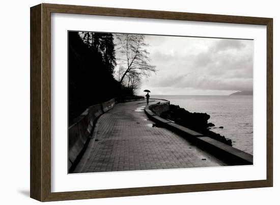 Walking in the Rain-Erin Berzel-Framed Photographic Print