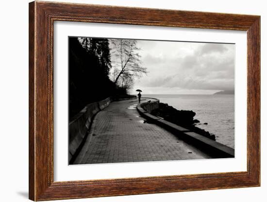 Walking in the Rain-Erin Berzel-Framed Photographic Print