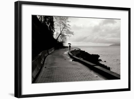 Walking in the Rain-Erin Berzel-Framed Photographic Print