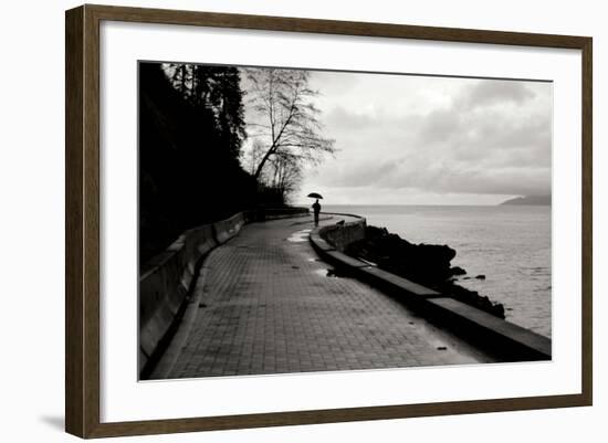 Walking in the Rain-Erin Berzel-Framed Photographic Print