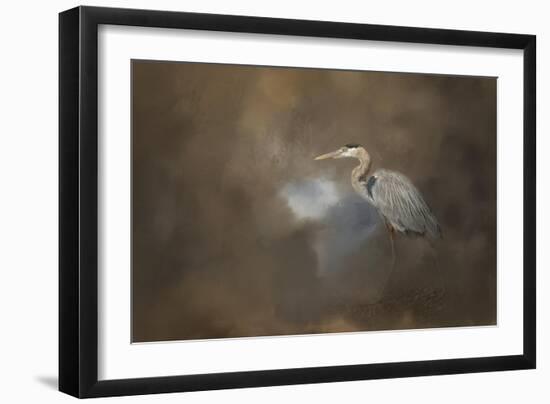 Walking into Blue-Jai Johnson-Framed Giclee Print