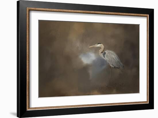 Walking into Blue-Jai Johnson-Framed Giclee Print