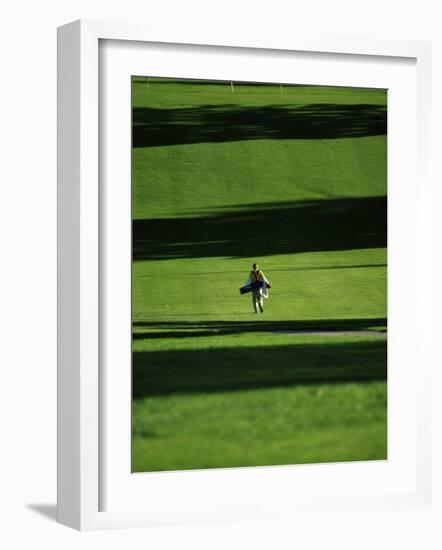 Walking on the Golf Course-null-Framed Photographic Print
