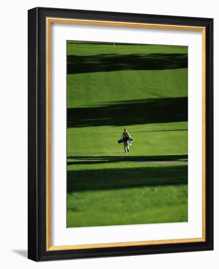 Walking on the Golf Course-null-Framed Photographic Print