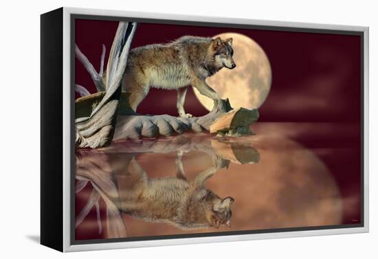 Walking on the Moon-Gordon Semmens-Framed Premier Image Canvas