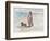 Walking the Dog - 03 (Pen and Watercolour)-Margaret Loxton-Framed Giclee Print