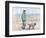Walking the Dog - 06 (Pen and Watercolour)-Margaret Loxton-Framed Giclee Print
