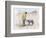 Walking the Dog - 08 (Pen and Watercolour)-Margaret Loxton-Framed Giclee Print