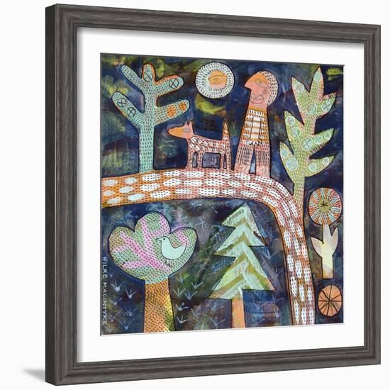 Walking the Dog - Dark-Hilke Macintyre-Framed Giclee Print