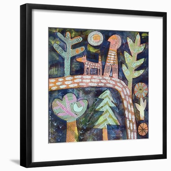 Walking the Dog - Dark-Hilke Macintyre-Framed Giclee Print