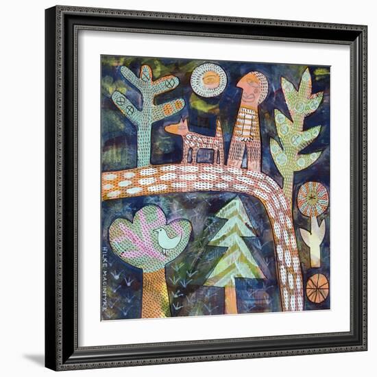 Walking the Dog - Dark-Hilke Macintyre-Framed Giclee Print