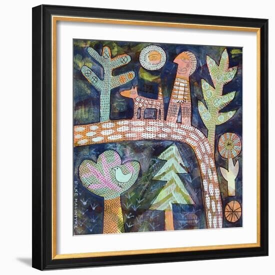 Walking the Dog - Dark-Hilke Macintyre-Framed Giclee Print