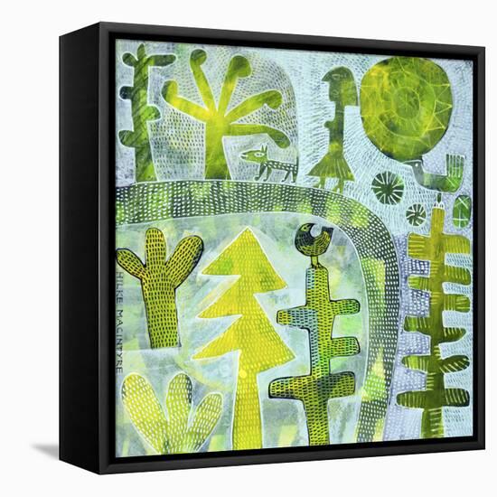 Walking the Dog - Green-Hilke Macintyre-Framed Premier Image Canvas