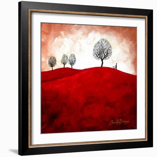 Walking the Dog-Cherie Roe Dirksen-Framed Giclee Print