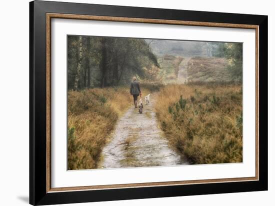 Walking the Dogs-Cora Niele-Framed Photographic Print