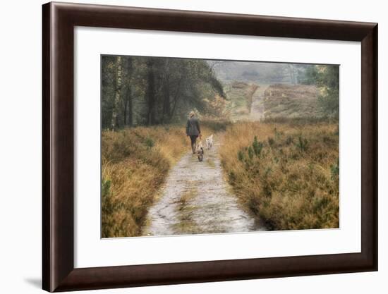 Walking the Dogs-Cora Niele-Framed Photographic Print