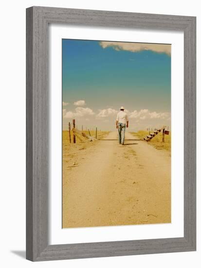 Walking the Open Range-Amanda Smith-Framed Photographic Print