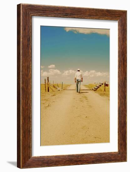 Walking the Open Range-Amanda Smith-Framed Photographic Print
