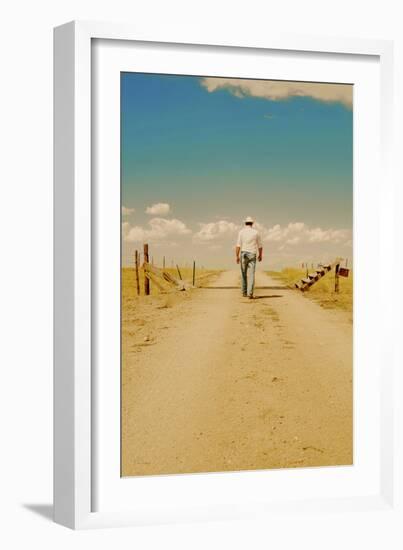 Walking the Open Range-Amanda Smith-Framed Photographic Print