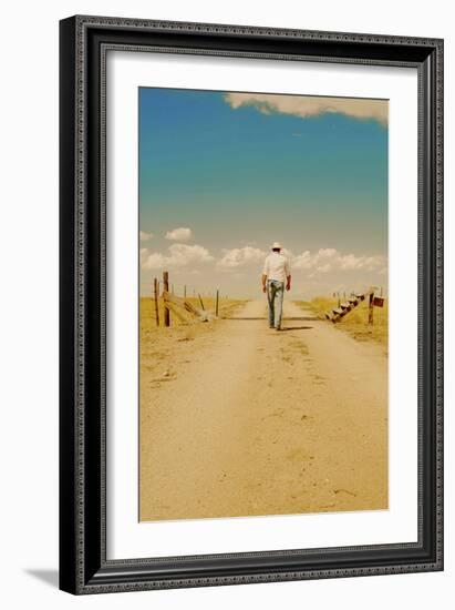 Walking the Open Range-Amanda Smith-Framed Photographic Print