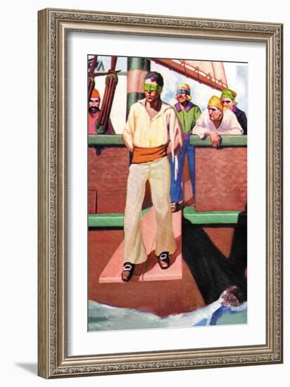 Walking the Plank-George Taylor-Framed Art Print