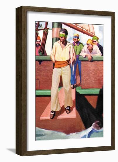 Walking the Plank-George Taylor-Framed Art Print