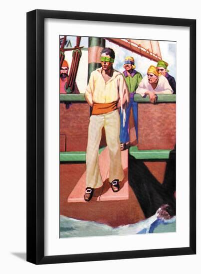 Walking the Plank-George Taylor-Framed Art Print