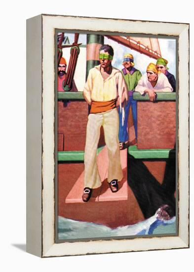 Walking the Plank-George Taylor-Framed Stretched Canvas