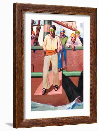 Walking the Plank-George Taylor-Framed Art Print