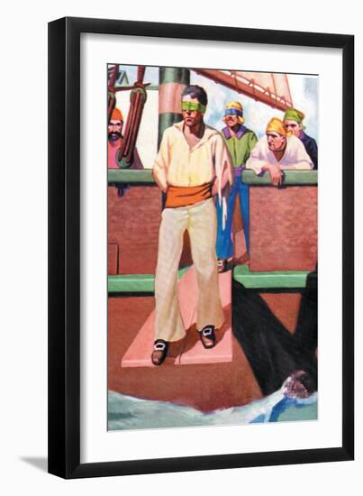 Walking the Plank-George Taylor-Framed Art Print