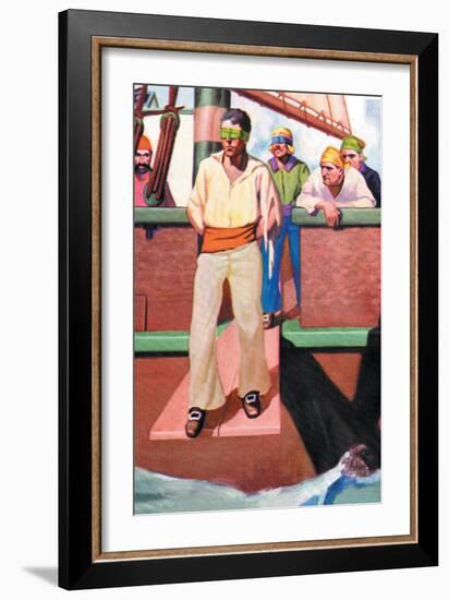 Walking the Plank-George Taylor-Framed Art Print