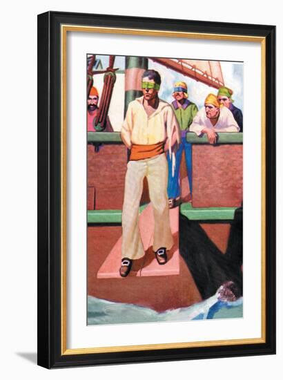 Walking the Plank-George Taylor-Framed Art Print