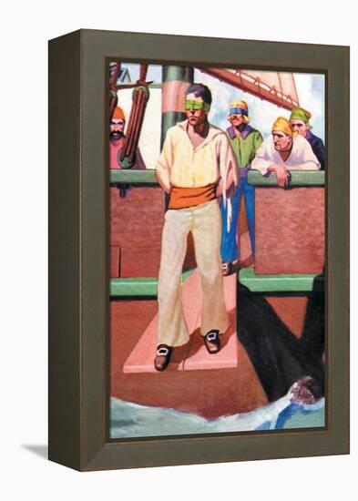 Walking the Plank-George Taylor-Framed Stretched Canvas