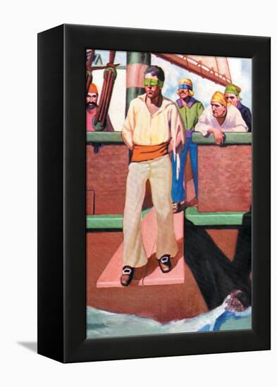Walking the Plank-George Taylor-Framed Stretched Canvas